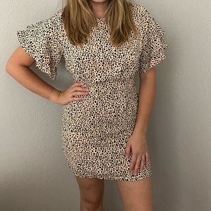 animal print dress